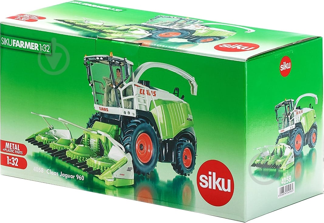Модель Siku 1:32 комбайн Claas Jaguar 4058 6320319 - фото 3 Модель Siku 1:32 комбайн Claas Jaguar 4058 6320319 - фото 3