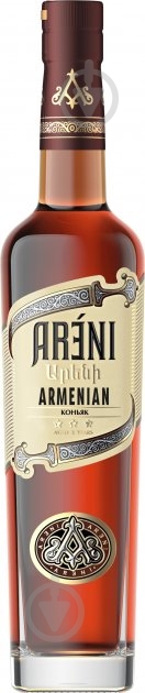 Бренди Areni 3 звезды 40% 0,5 л - фото 1 Бренди Areni 3 звезды 40% 0,5 л - фото 1