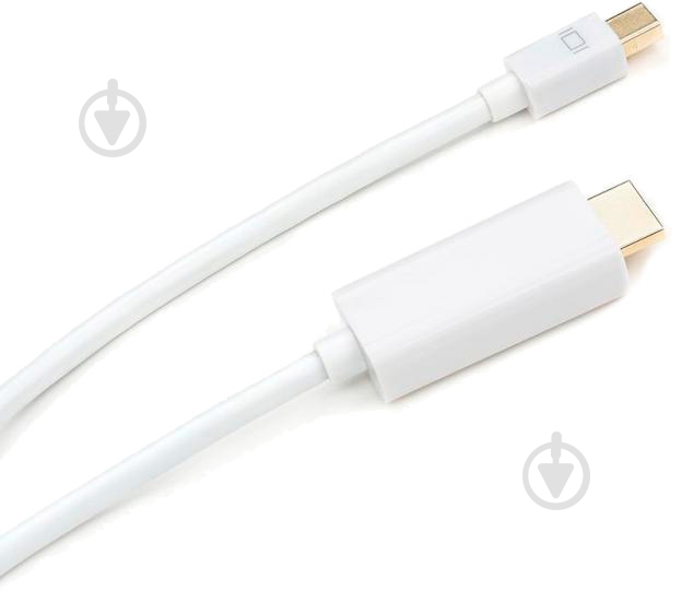 Кабель мультимедийный Vinga DisplayPort – mini DisplayPort 1,8 м белый (DP02-1.8) - фото 4