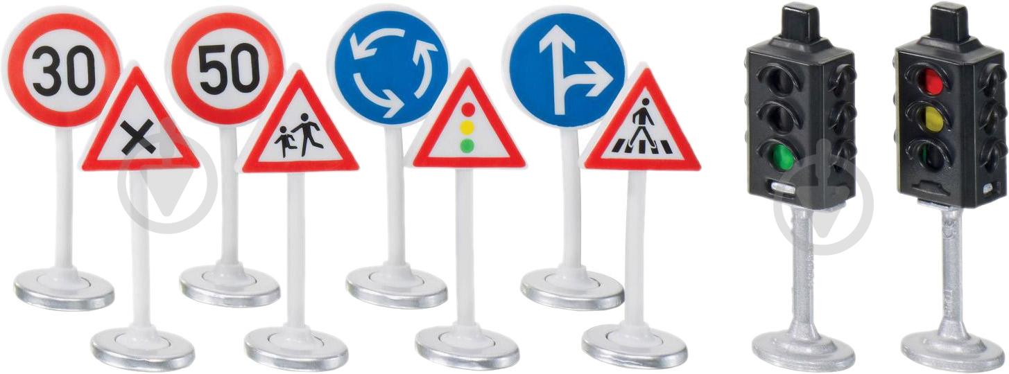 Набор дорожных знаков Siku World 5597 6398522 - фото 1