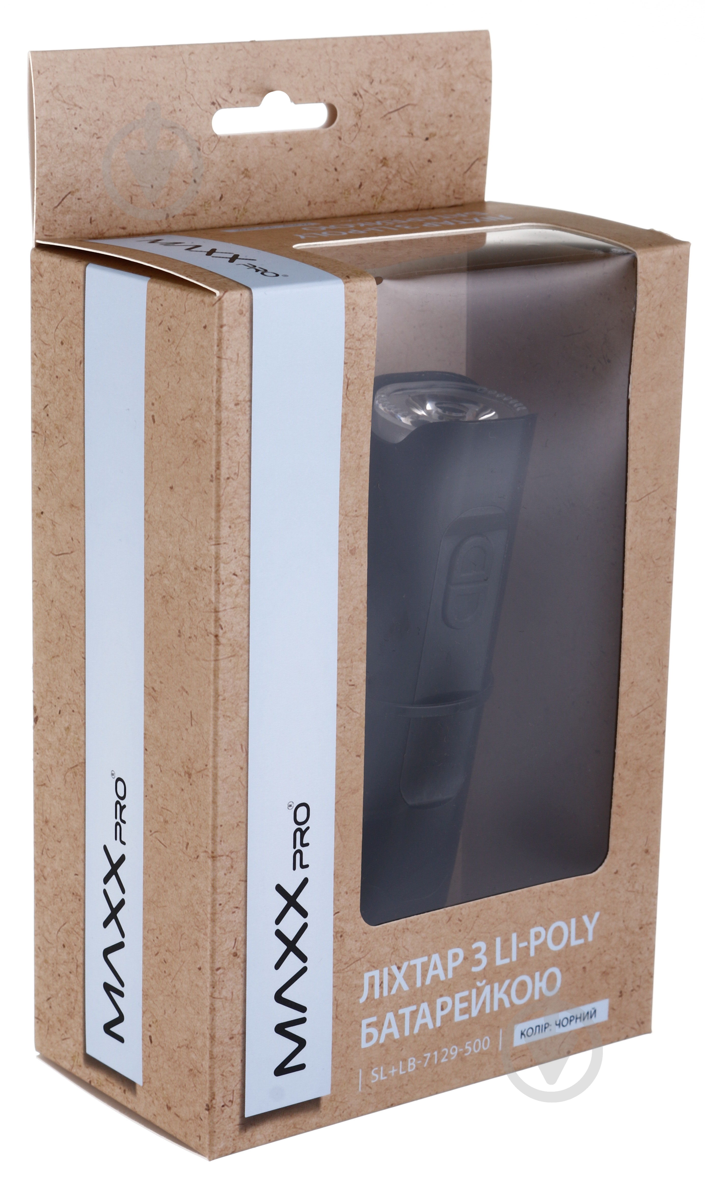 Фонарик MaxxPro SL+LB-7129-500 черный черный SL+LB-7129-500 - фото 7