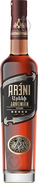 Бренди Areni 5 звезд 40% 0,5 л - фото 1