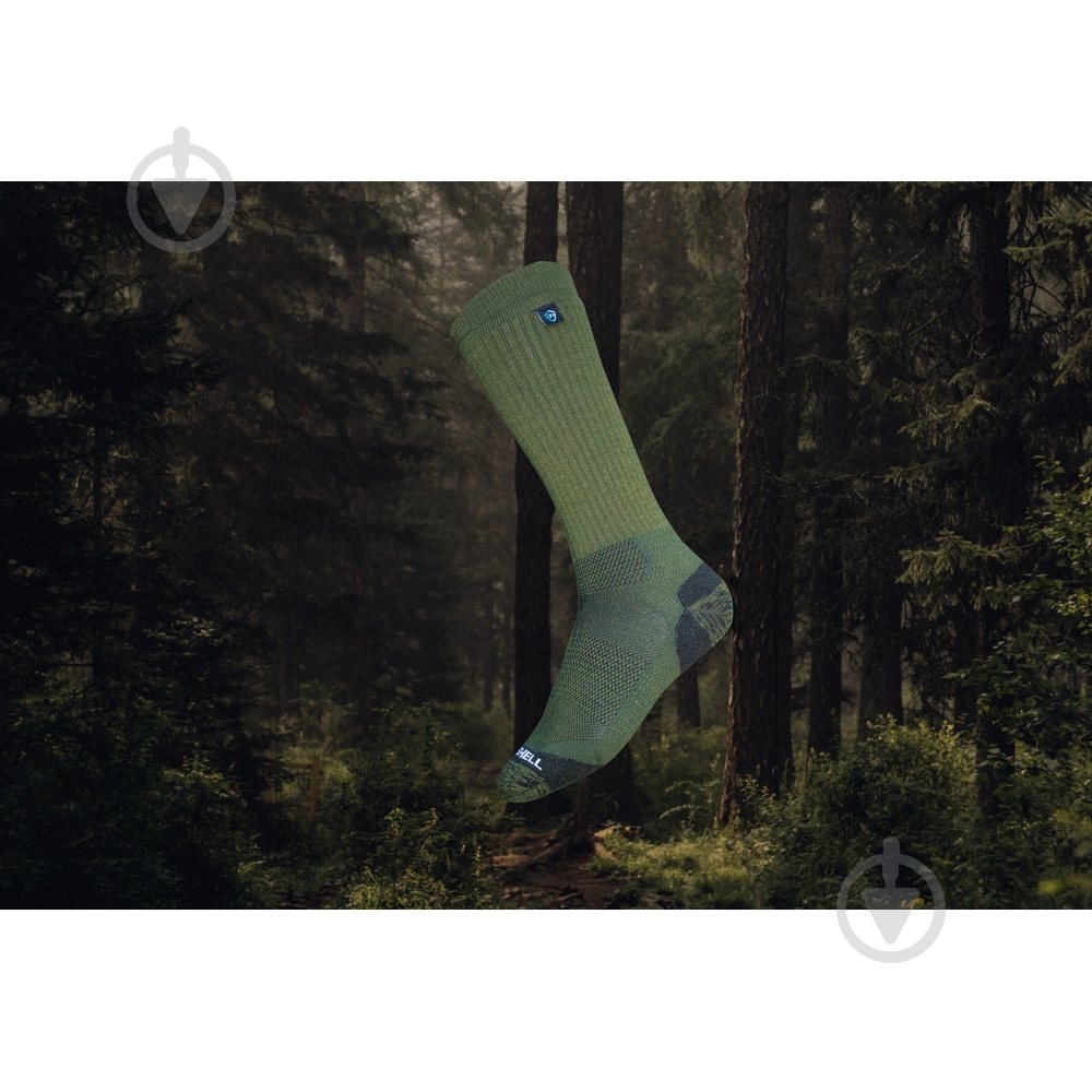 Шкарпетки Dexshell Terrain Walking 2.0 Socks, хакі, розмір L DS62406OLV-L р.43-46 1 шт. - фото 4