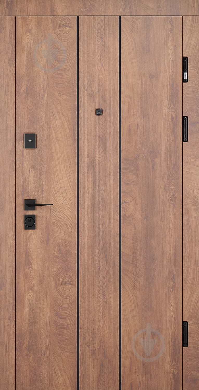 Дверь входная Abwehr КС (585+0) 096L (СДК)+ (СДК) спил дерева коньячный 2050x960 мм левая - фото 4 Дверь входная Abwehr КС (585+0) 096L (СДК)+ (СДК) спил дерева коньячный 2050x960 мм левая - фото 4