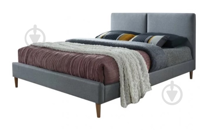 Кровать Signal Meble ACOMA 160x200 см серый/дуб - фото 1