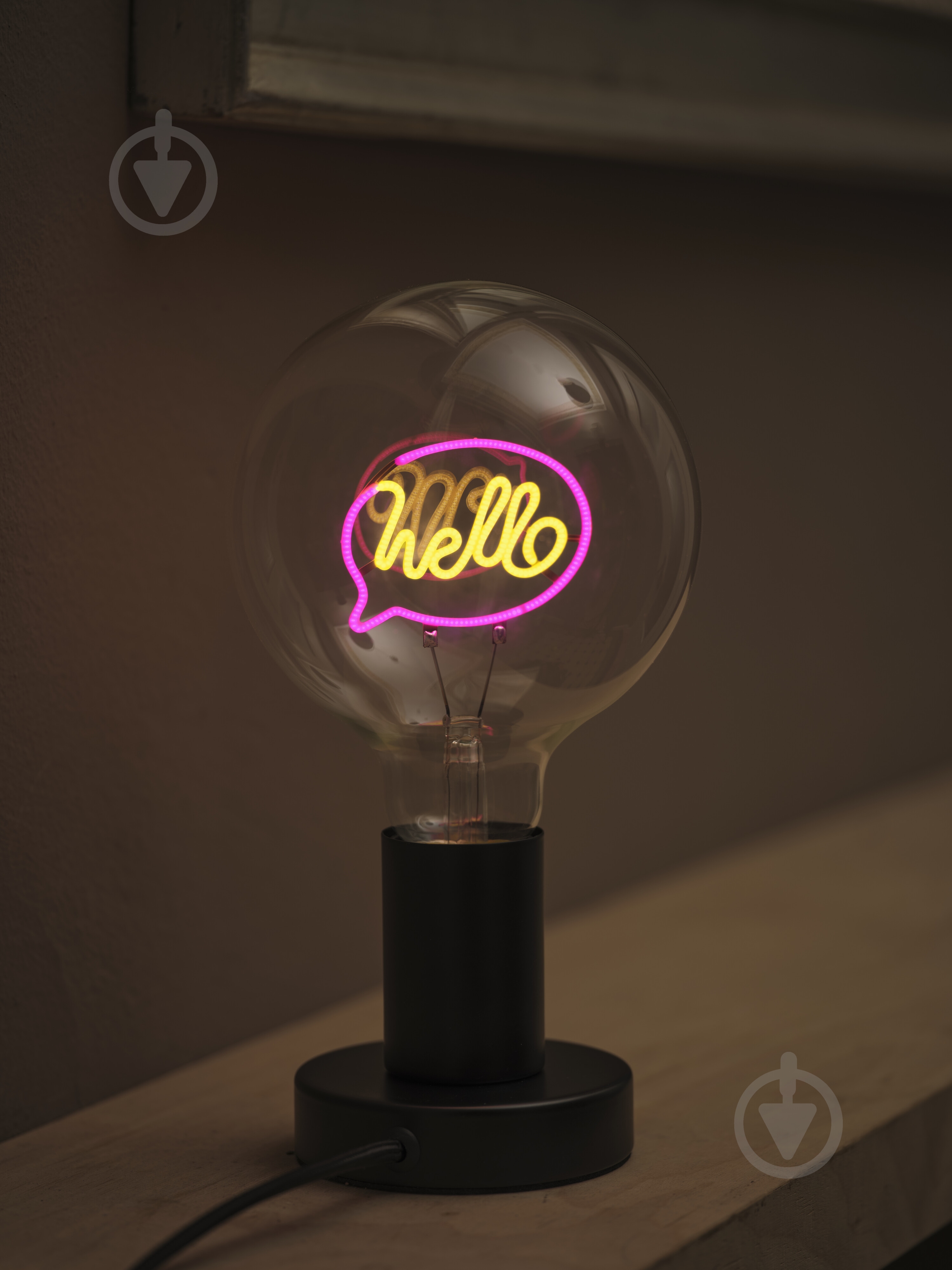 Настольная лампа Ledvance LETTER TABLE 1x1,2 Вт Е27 черный 1906 HELLO - фото 9 Настольная лампа Ledvance LETTER TABLE 1x1,2 Вт Е27 черный 1906 HELLO - фото 9