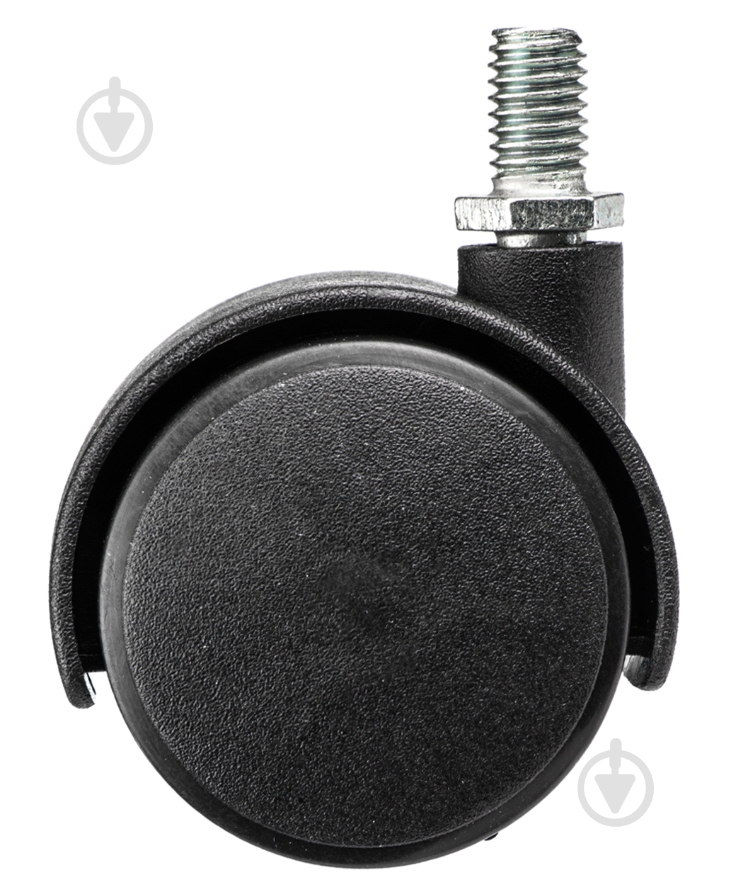 Ролик мебельный d40 мм с резьбовым штифтом М8 для офисного кресла (нейлоновый) - фото 2