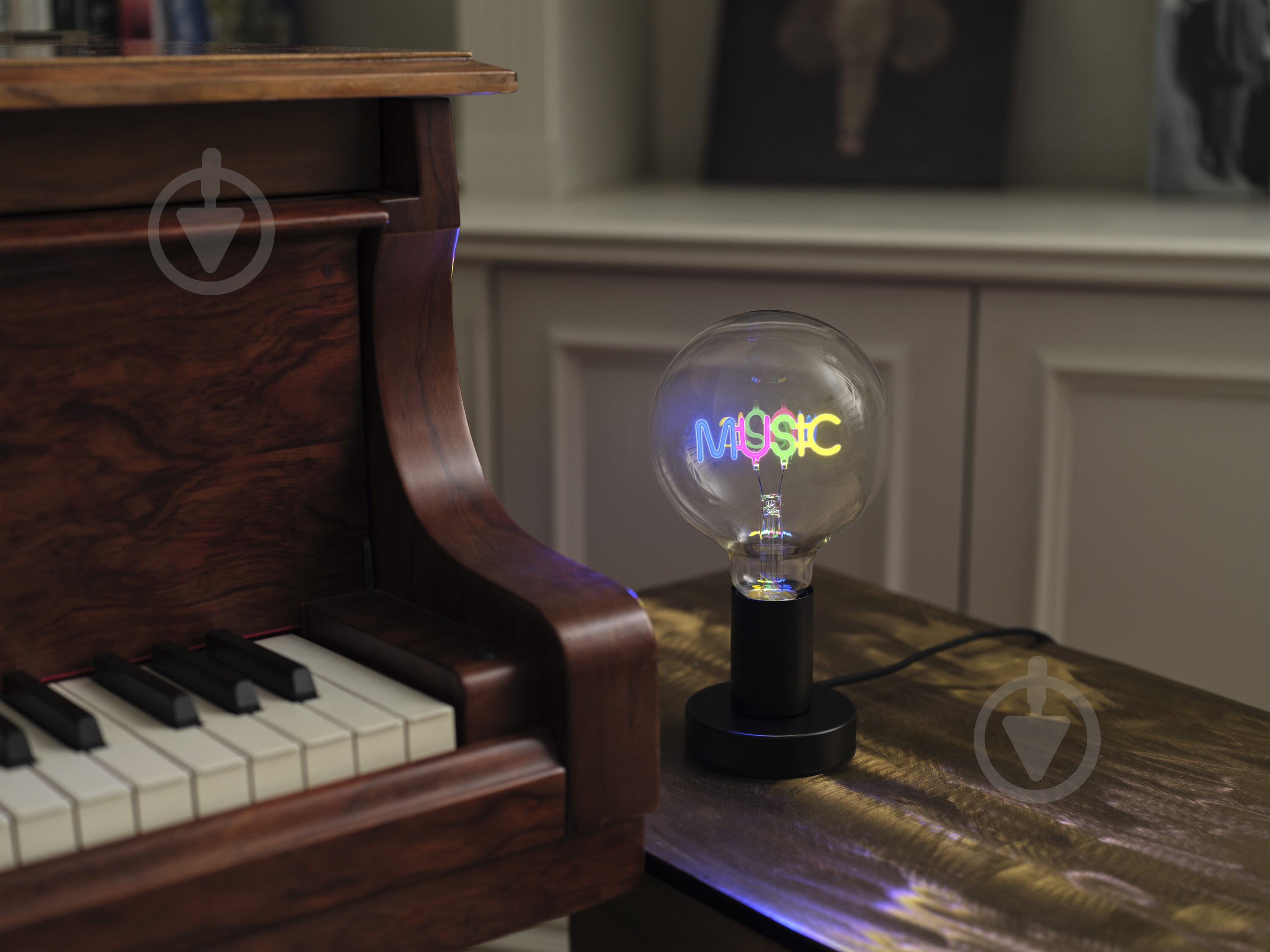 Настольная лампа Ledvance LETTER TABLE 1x1,2 Вт E27 черный 1906 MUSIC - фото 7 Настольная лампа Ledvance LETTER TABLE 1x1,2 Вт E27 черный 1906 MUSIC - фото 7