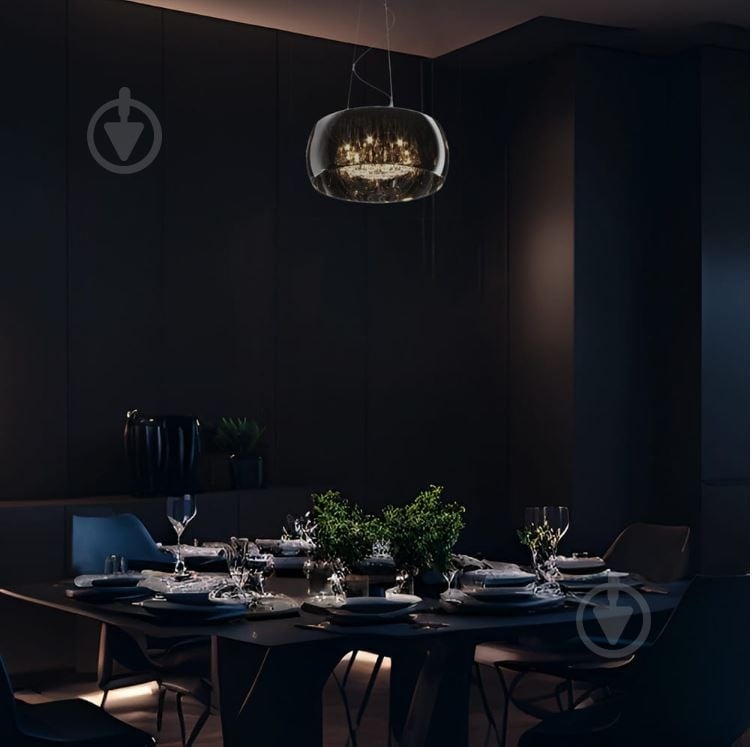 ᐉ Светильник подвесной Zuma Line Crystal 5x42 Вт G9 хром • Купить