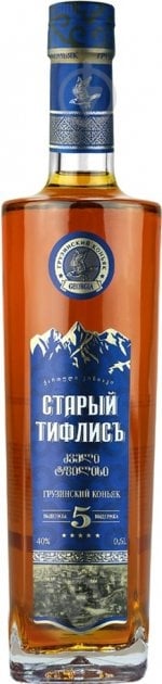 Бренди Старый Тифлис 5 звезд 40% 0,5 л - фото 1 Бренди Старый Тифлис 5 звезд 40% 0,5 л - фото 1