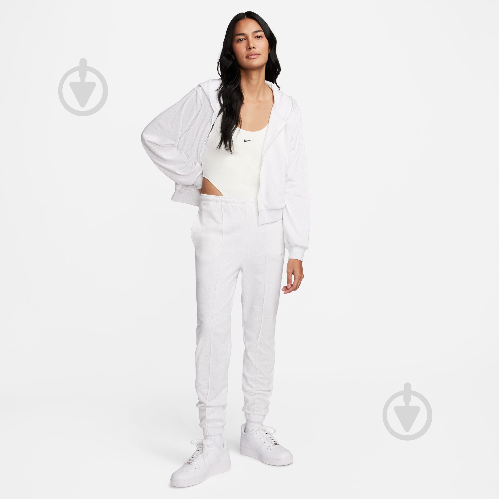 Джемпер Nike W NSW NK CHLL FT FZ HDY FN2415-051 р.XS білий - фото 8