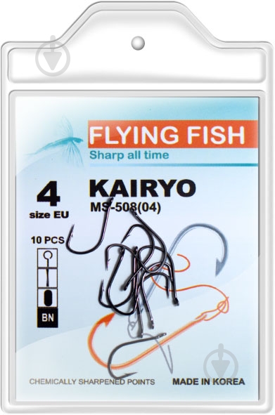 Гачок Flying Fish №4 20 г 10 шт. MS-508(04) - фото 1