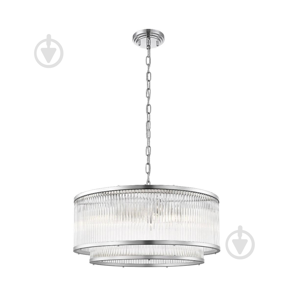 Люстра подвесная Zuma Line Sergio 6x60 Вт E14 хром - фото 1