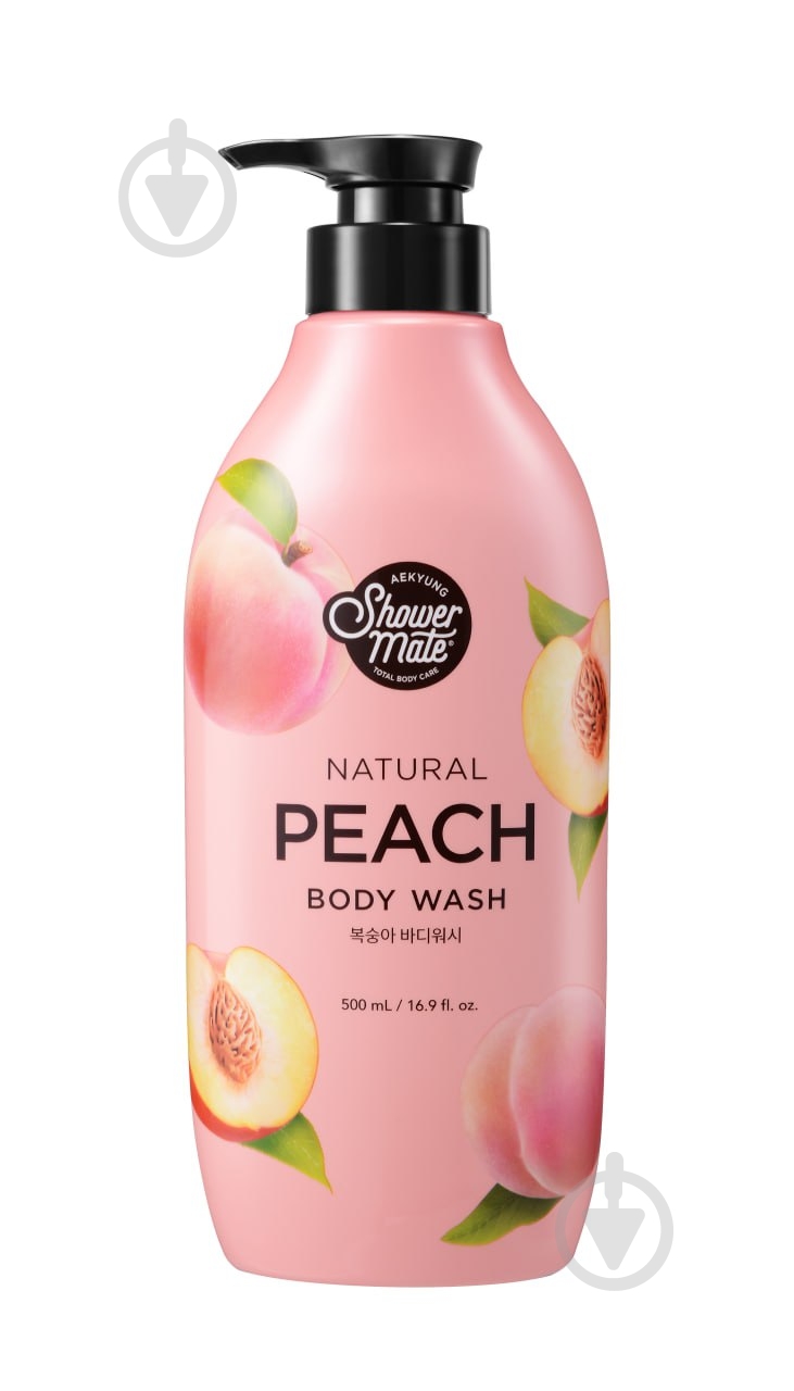 Гель для душа KERASYS Showermate Natural Персик 500 мл - фото 1