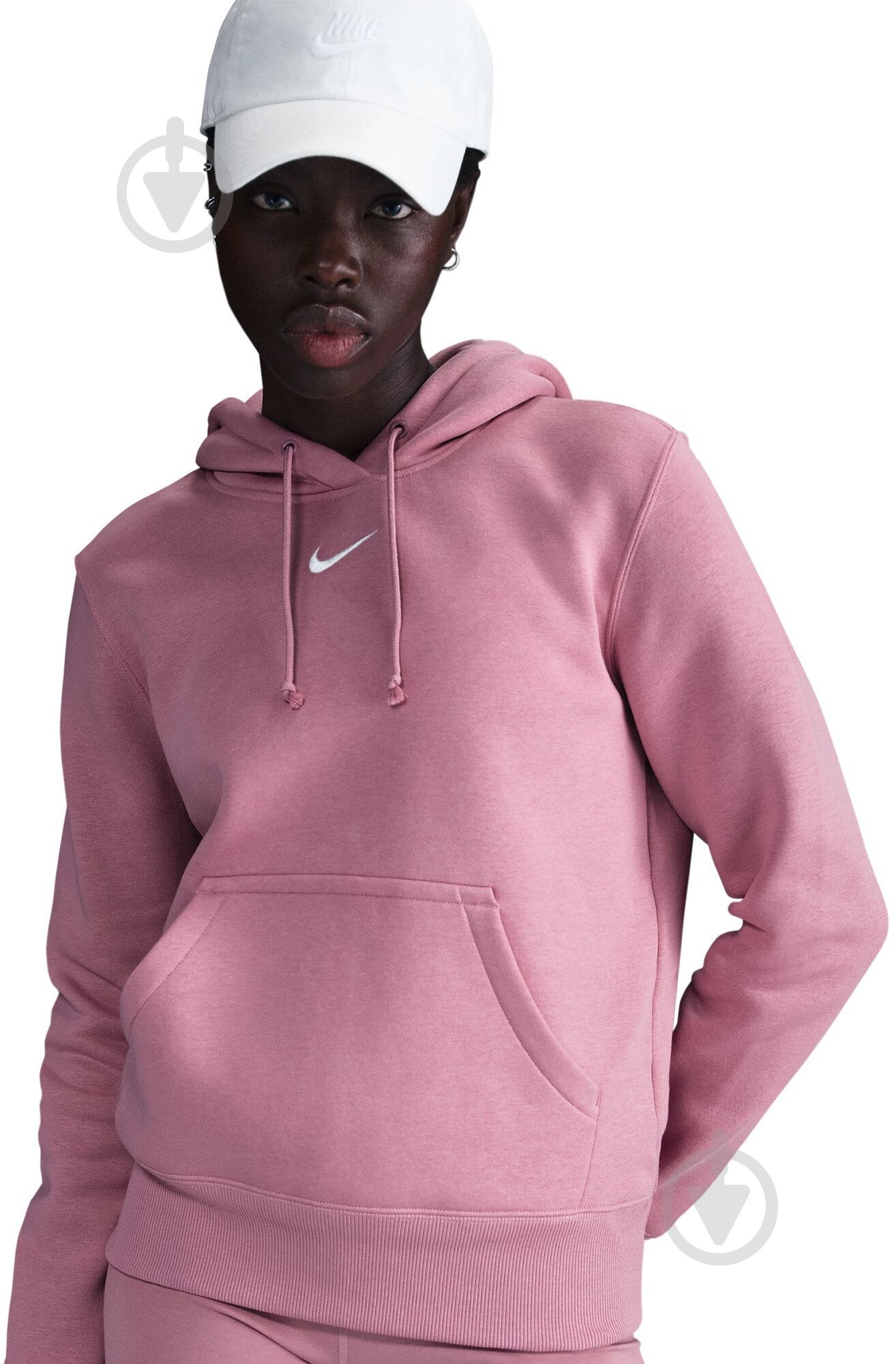 Джемпер Nike W NSW PHNX FLC STD PO HOODIE HF6839-699 р.XS рожевий - фото 4 Джемпер Nike W NSW PHNX FLC STD PO HOODIE HF6839-699 р.XS рожевий - фото 4