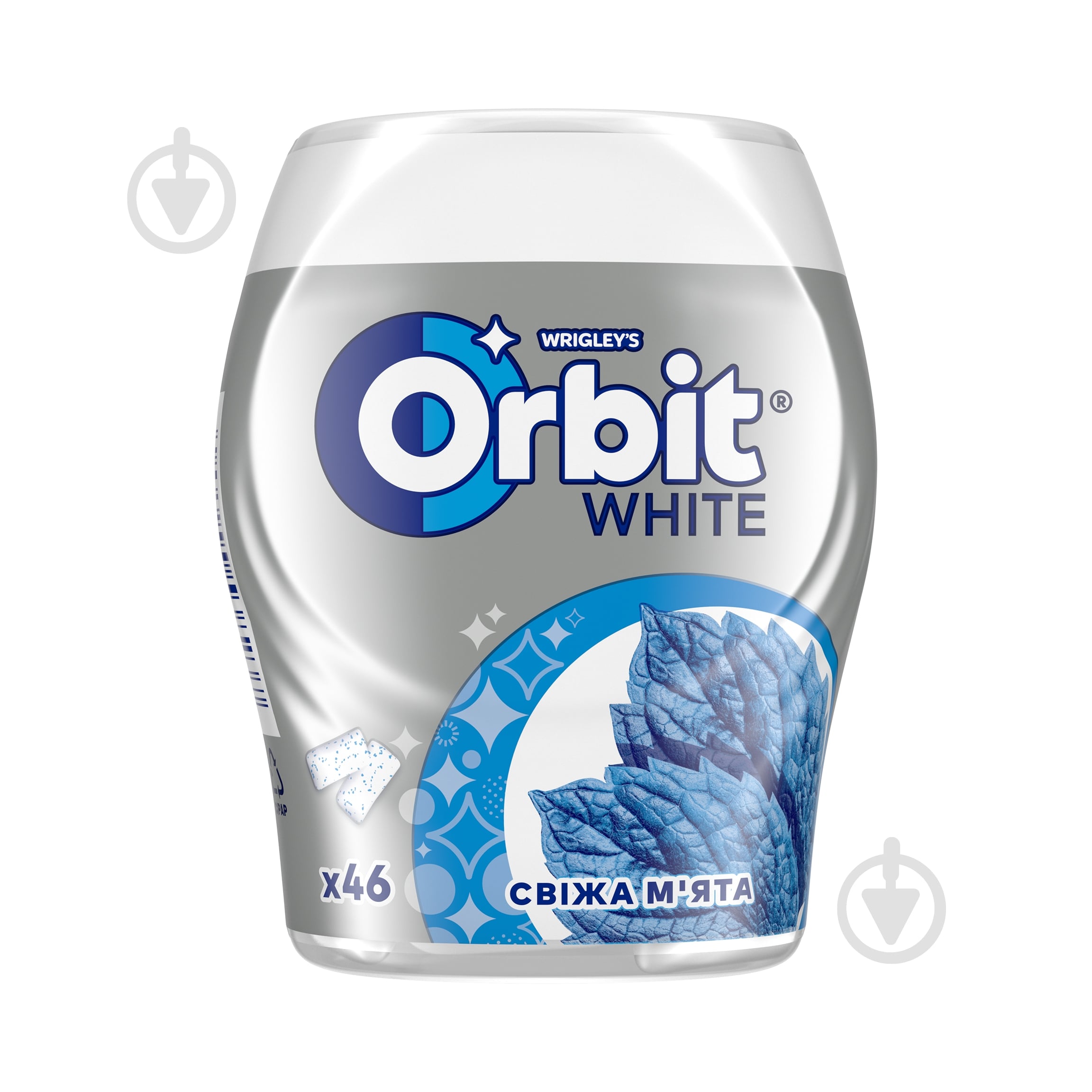 ᐉ Жувальна гумка Orbit Orbit White Bottle свіжа м'ята 46 шт