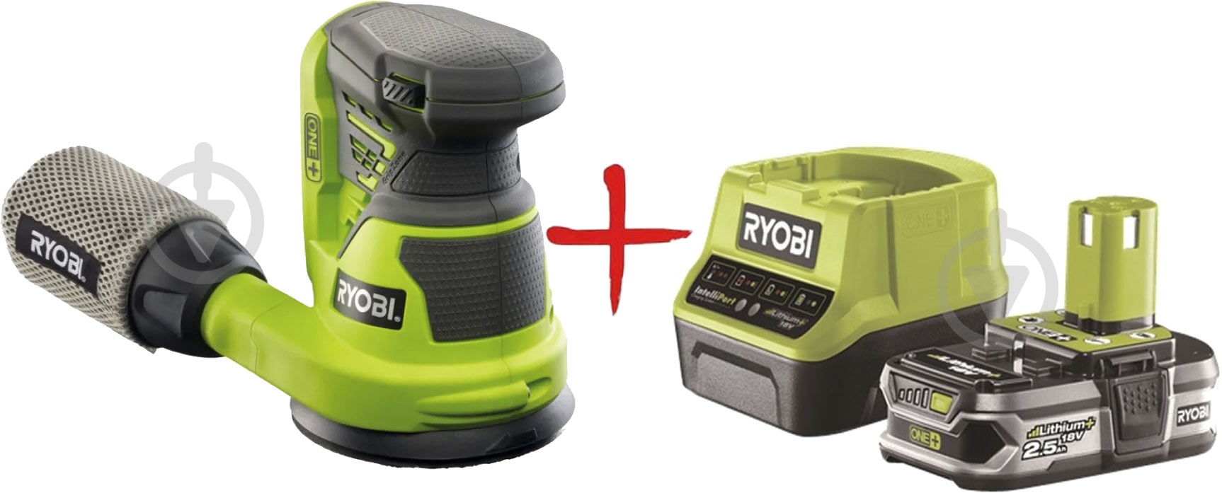 Эксцентриковая шлифмашина RYOBI ONE+ RROS-125S - фото 1 Эксцентриковая шлифмашина RYOBI ONE+ RROS-125S - фото 1
