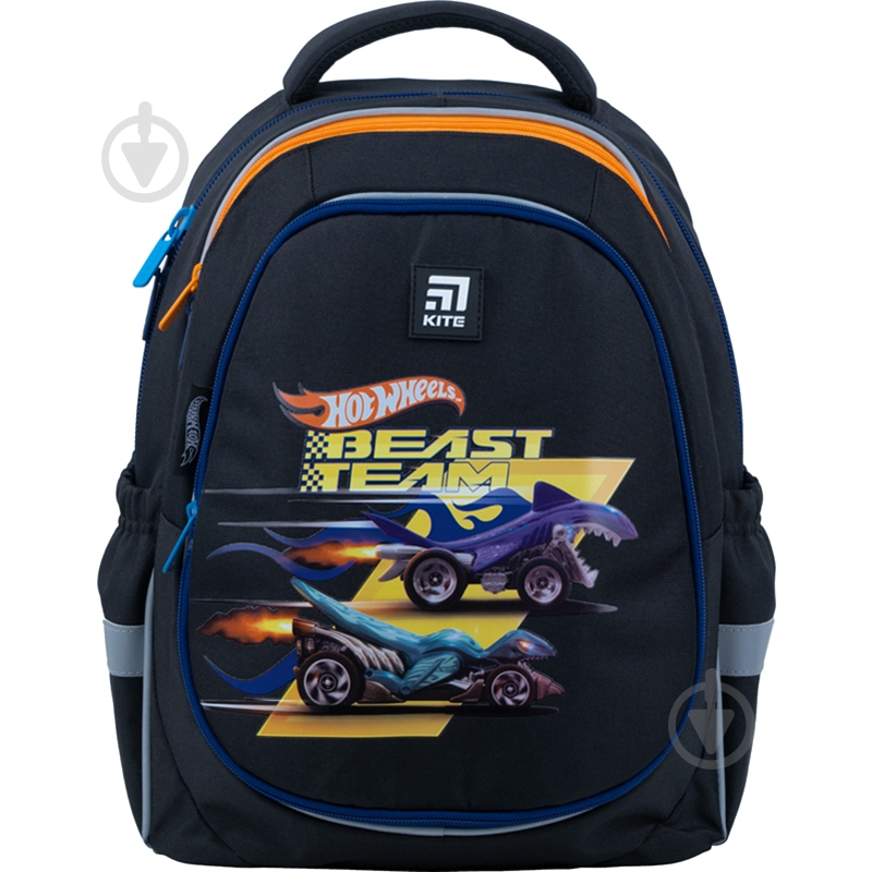 Рюкзак школьный KITE Hot Wheels HW22-700M(2p) - фото 2 Рюкзак школьный KITE Hot Wheels HW22-700M(2p) - фото 2