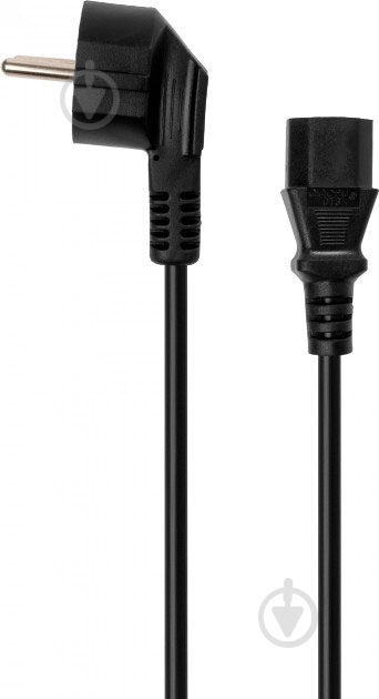 Кабель живлення Vinga 3 м чорний (VCPPC75C133BK) C13 - фото 2