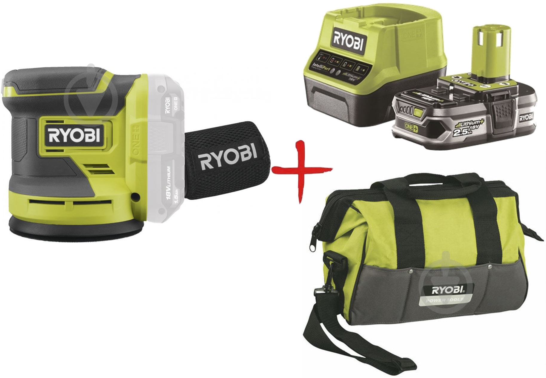 Фрезер RYOBI ONE+ R18TR-125S Set1 - фото 1 Фрезер RYOBI ONE+ R18TR-125S Set1 - фото 1