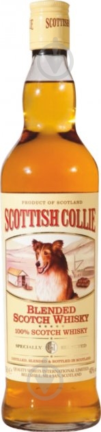 Виски Scottish Collie 40% в тубусе 0,7 л - фото 1