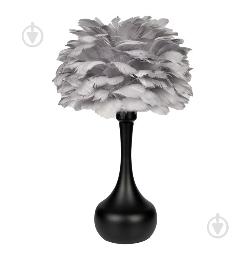 Настольная лампа Berger 1x40 Вт E27 черно-серый 7030-TL-1 Black-Gray - фото 1