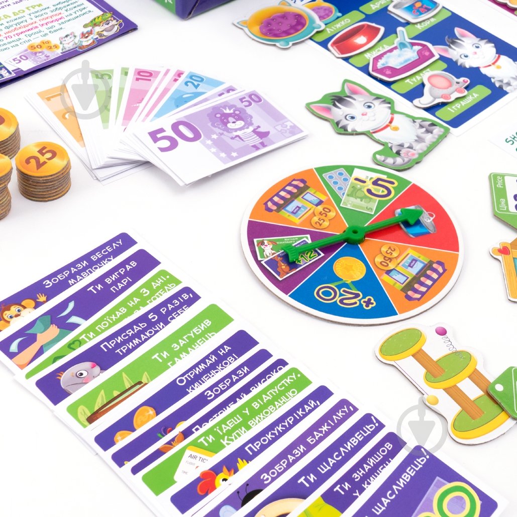 Гра настільна Vladi Toys Фінансики Домашні улюбленці VT2312-07 - фото 3 Гра настільна Vladi Toys Фінансики Домашні улюбленці VT2312-07 - фото 3
