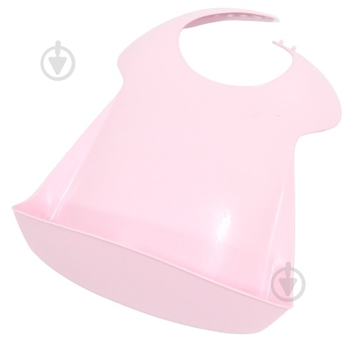 Нагрудник дитячий рожевий - фото 1