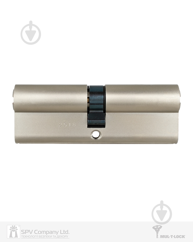 Цилиндр Mul-T-Lock INTEGRATOR 40x60 ключ-ключ 100 мм никель сатин - фото 2