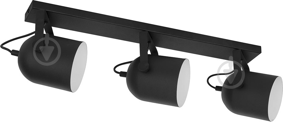 Спот TK Lighting Spectra 3x60 Вт Е27 чорний/білий 2611 - фото 1 Спот TK Lighting Spectra 3x60 Вт Е27 чорний/білий 2611 - фото 1