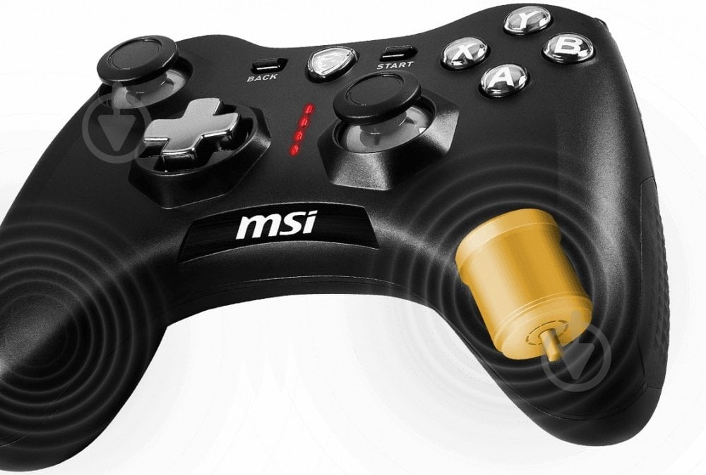 Геймпад MSI Force GC20 V2 Black - фото 5