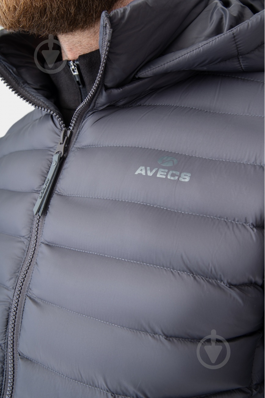Жилет Avecs AV-50390В/17 р.4XL темно-серый - фото 4