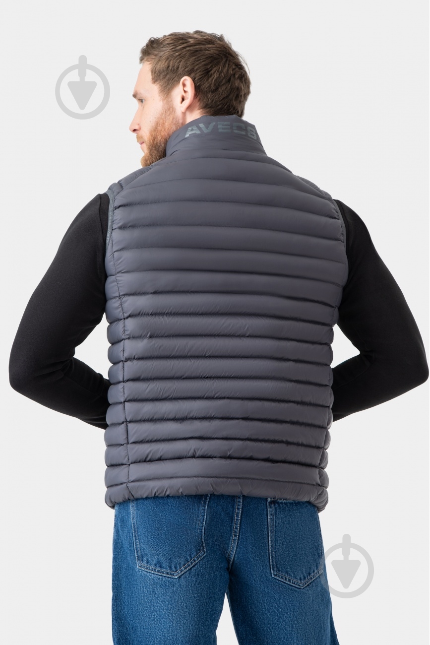 Жилет Avecs AV-50389В/17 р.4XL темно-серый - фото 2