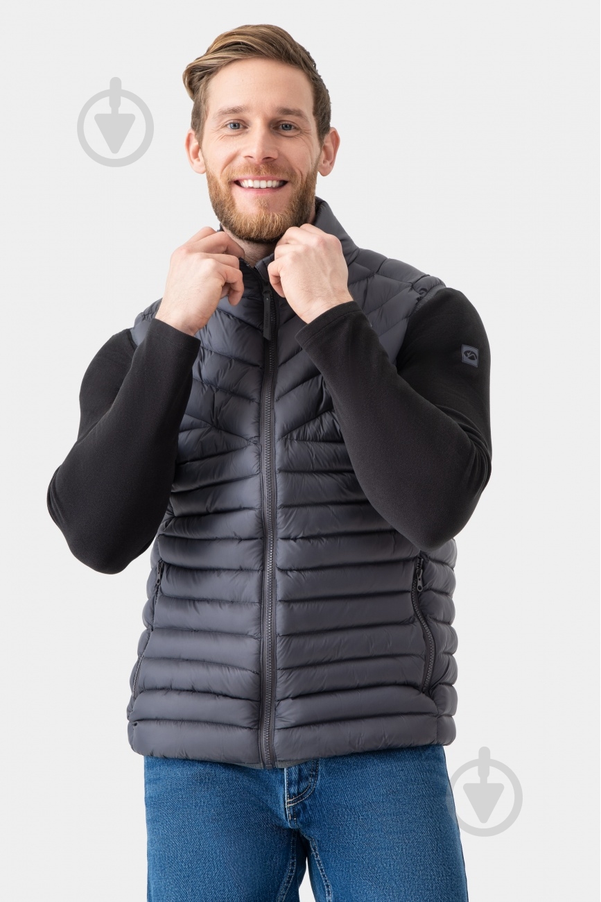 Жилет Avecs AV-50389В/17 р.4XL темно-серый - фото 3