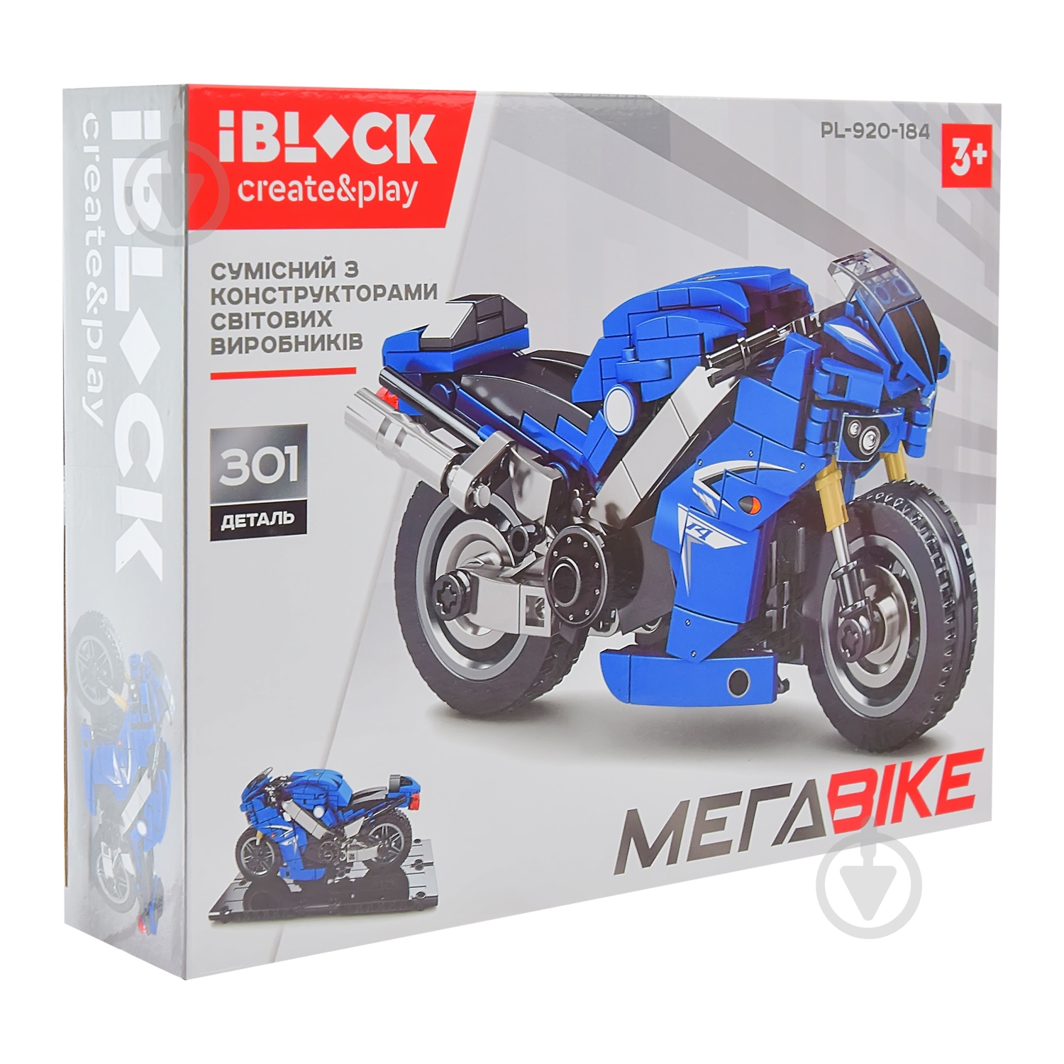 Конструктор Iblock МЕГАBIKE PL-920-184 - фото 3
