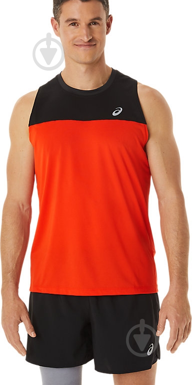 Майка Asics RACE SINGLET 2011C240-801 р.M красный - фото 1