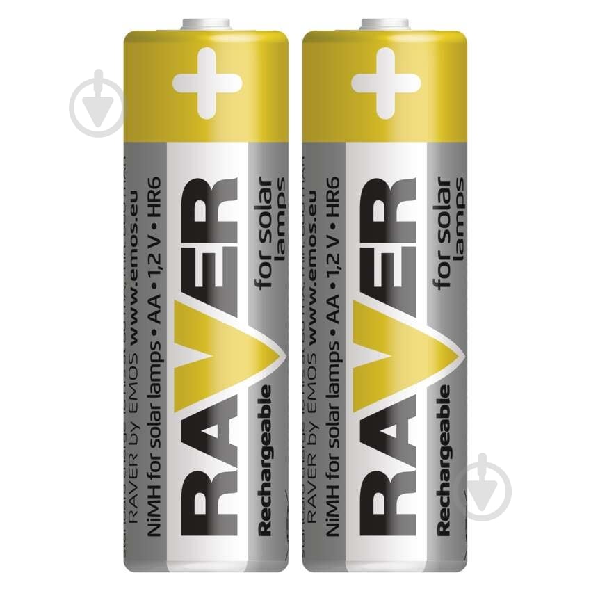 Аккумулятор RAVER RAVER HR6 NiMH 600mAh AA (пальчиковые) 2 шт. (B7426) - фото 2