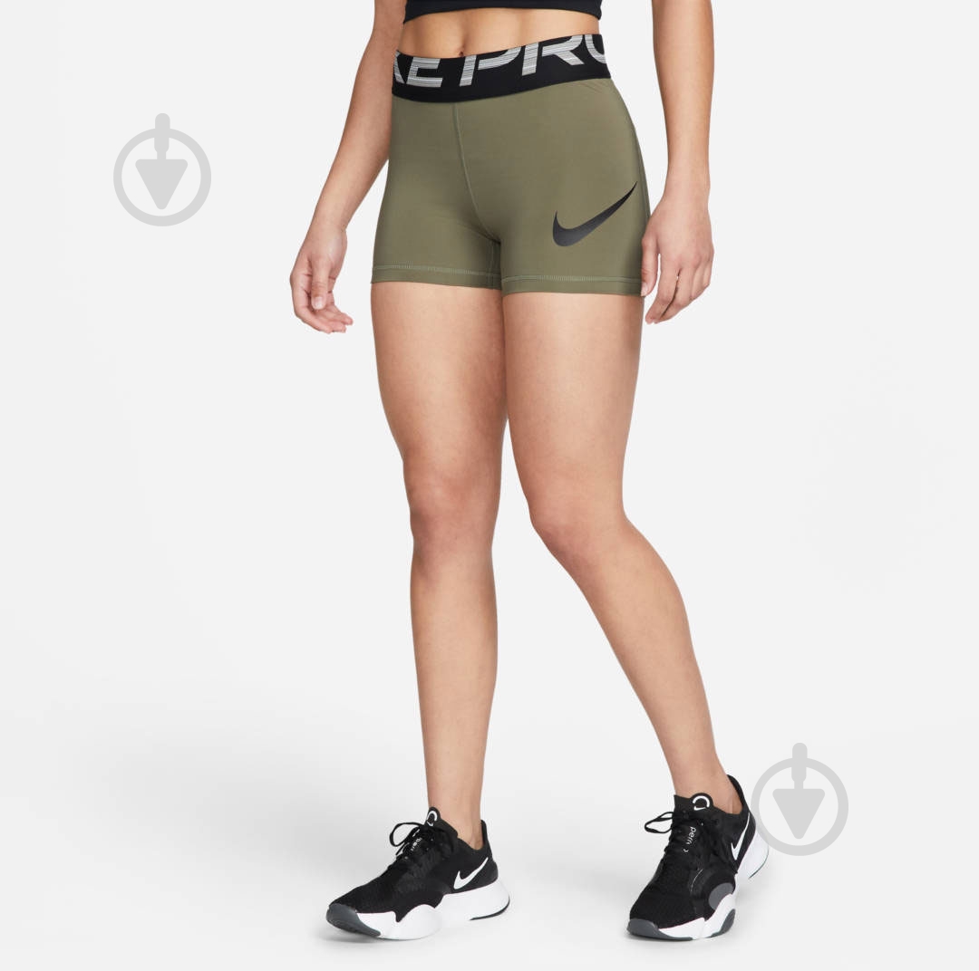 Лосины Nike DM7687-222 р.L хаки - фото 1