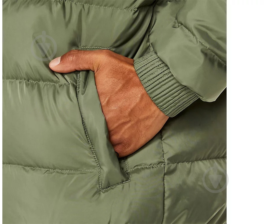 Пуховик чоловічий зимовий Asics DOWN JACKET M 2031C501-300 р.S зелений - фото 4