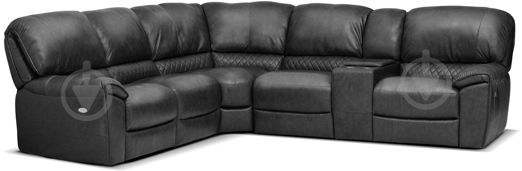 Диван кутовий Softaly U229 (001+029+323+400+402) Denver 10BI антрацит 2750x970x1020 мм - фото 1 Диван кутовий Softaly U229 (001+029+323+400+402) Denver 10BI антрацит 2750x970x1020 мм - фото 1