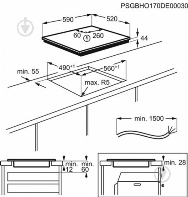 Варочная поверхность электрическая Electrolux IPE6455KF - фото 8 Варочная поверхность электрическая Electrolux IPE6455KF - фото 8