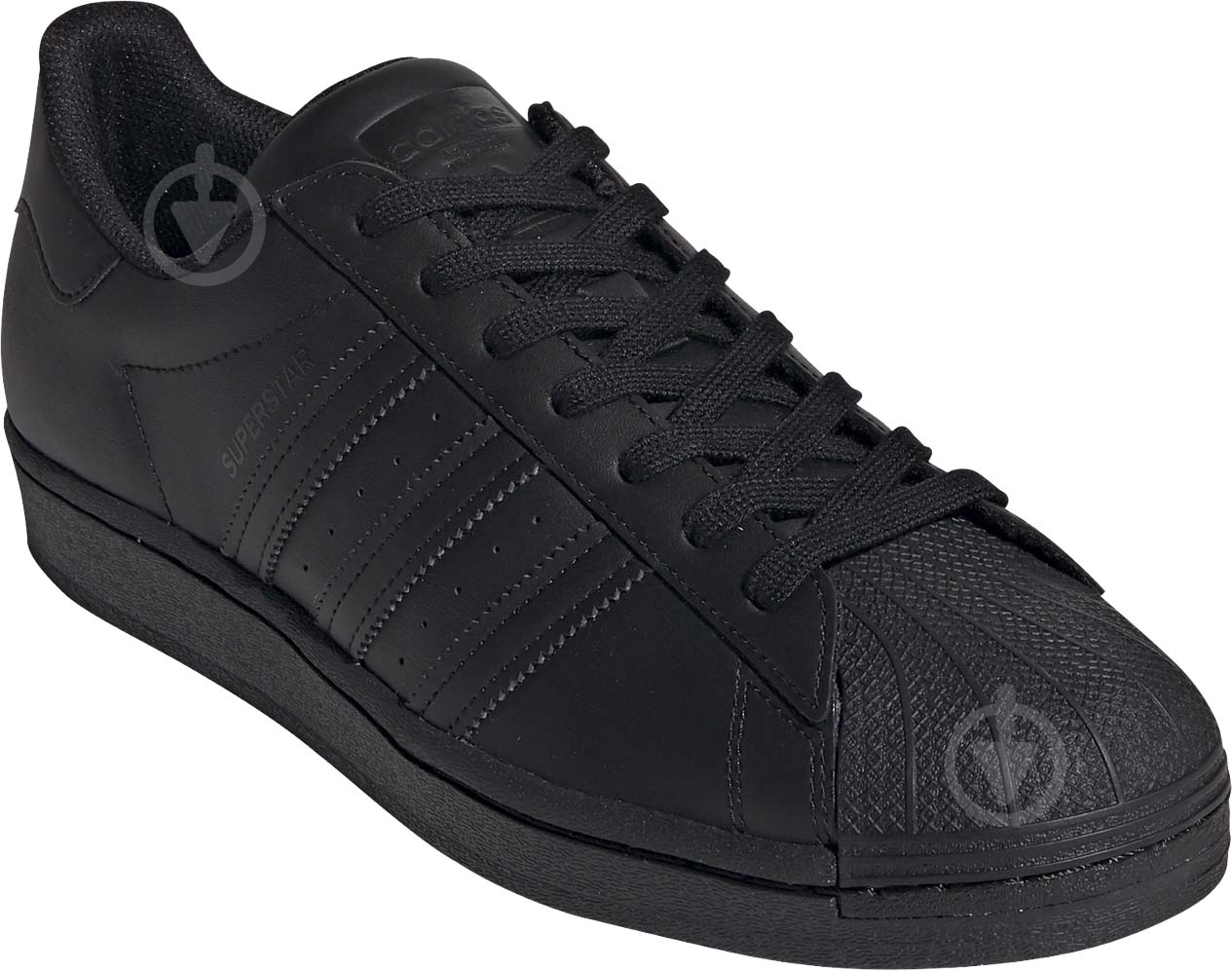 Кроссовки мужские демисезонные Adidas SUPERSTAR EG4957 р.46 2/3 черные - фото 5