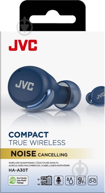 Наушники JVC blue (HA-A30T-A-U) - фото 8
