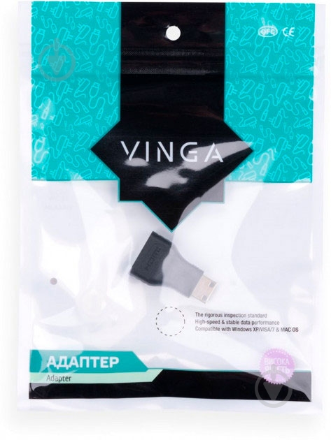 Переходник Vinga HDMI – microHDMI черный (MINIHDMI-01) - фото 4 Переходник Vinga HDMI – microHDMI черный (MINIHDMI-01) - фото 4