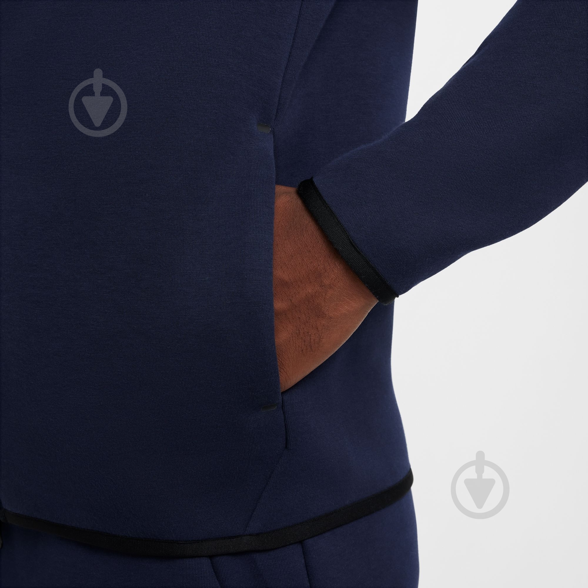 Джемпер M NK TCH FLC FZ WR HOODIE HV0949-451 р.2XL темно-синий - фото 6