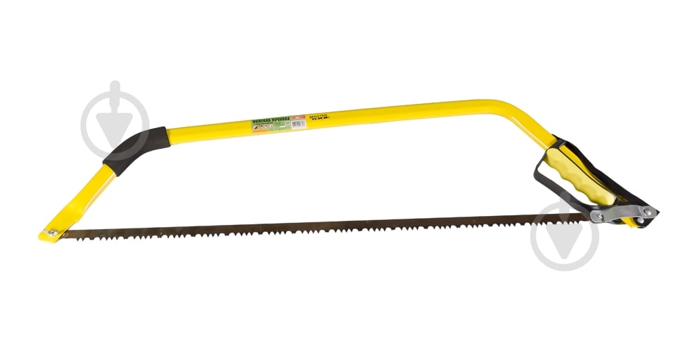 Пила лучковая MASTERTOOL 760 мм 4TPI с эргономичной ручкой - фото 1