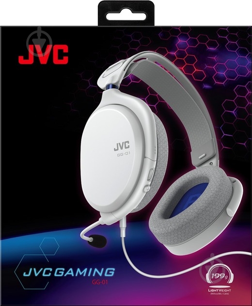 Наушники JVC white (GG-01-H-Q) - фото 6 Наушники JVC white (GG-01-H-Q) - фото 6