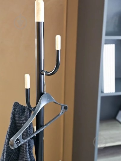 Вешалка Signal Meble CACTUSCN CACTUS черный/бук - фото 2