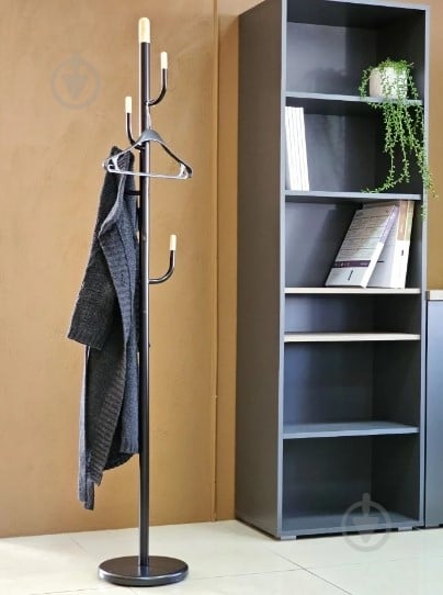 Вешалка Signal Meble CACTUSCN CACTUS черный/бук - фото 3