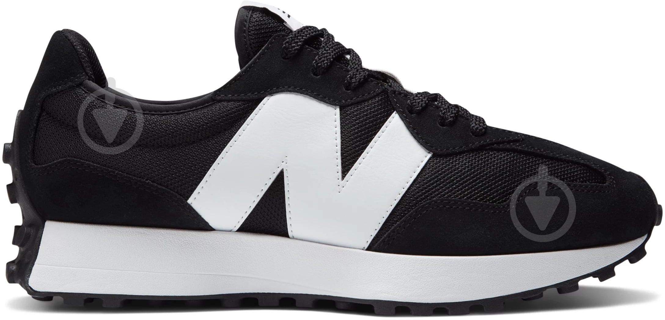 Кроссовки мужские демисезонные New Balance 327 MS327CBW р.45 черные - фото 1